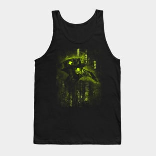 Science Fiction Horror Plague Doctor - Futuristic Dystopian Character Tank Top